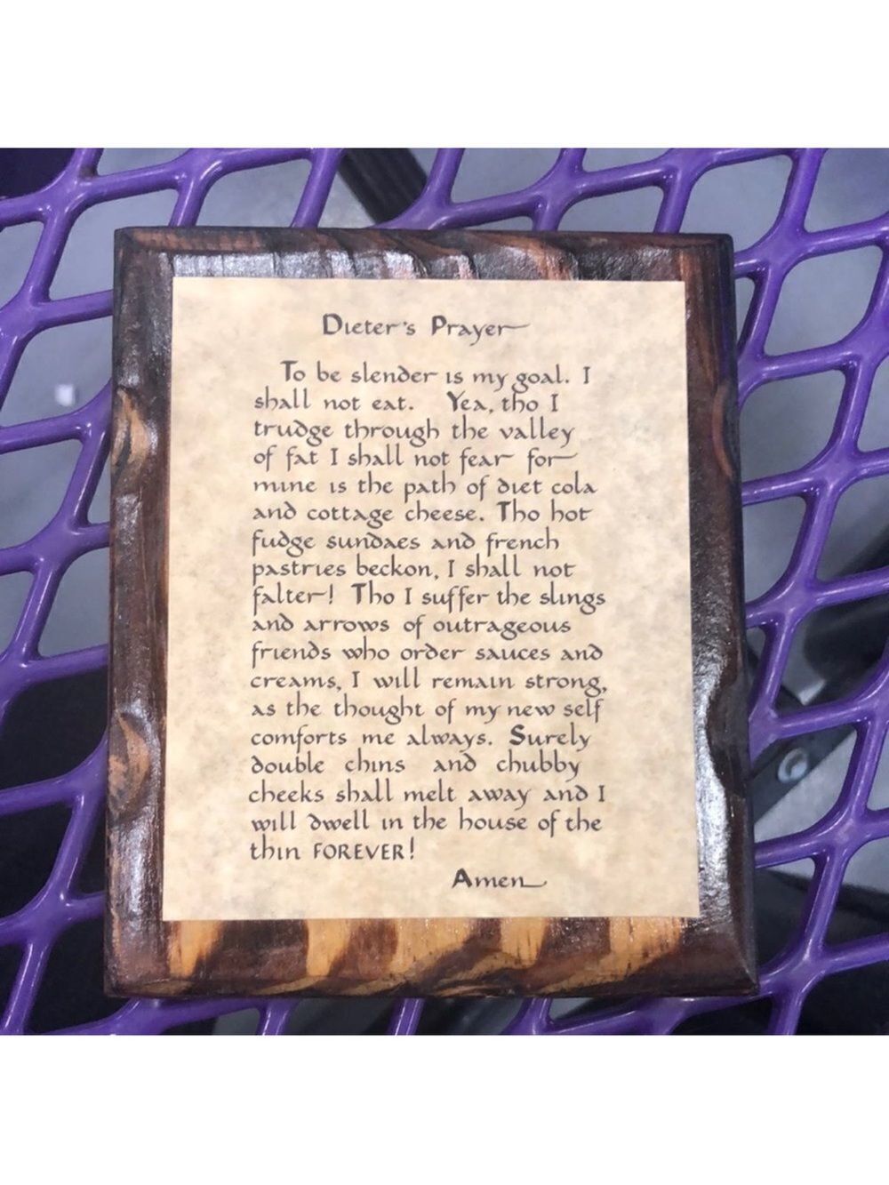 Vintage Dieter’s Prayer Hand Carved Wooden